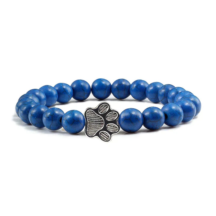 Bracelet with beaded paws