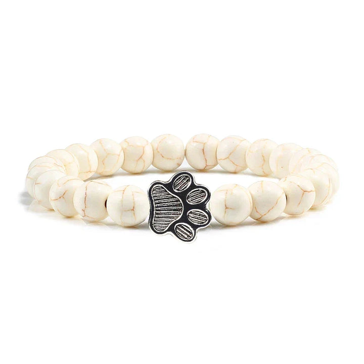 Bracelet with beaded paws