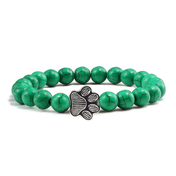 Bracelet with beaded paws