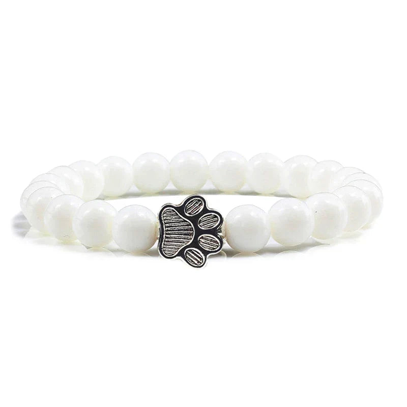 Bracelet with beaded paws
