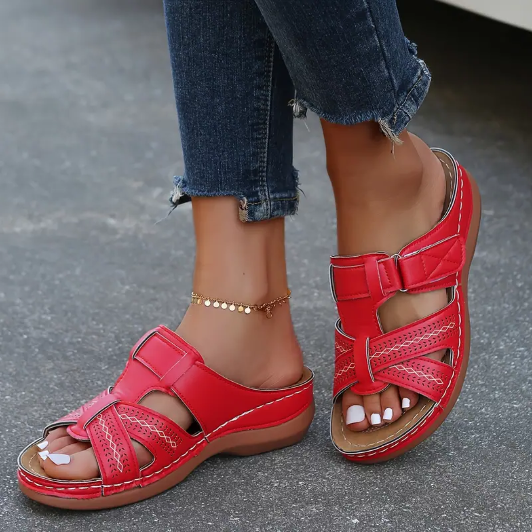 Kathy – Sandalias de ajuste holgado para caminar