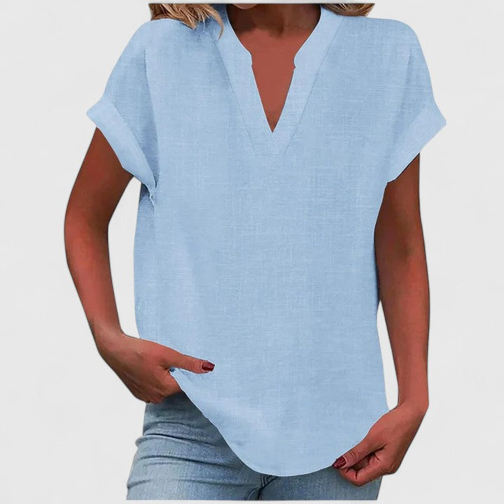 Xavinah | Blusa cómoda con cuello en V