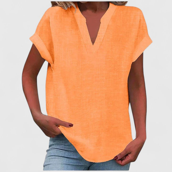 Xavinah | Blusa cómoda con cuello en V