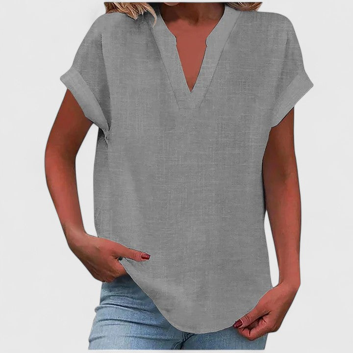 Xavinah | Blusa cómoda con cuello en V