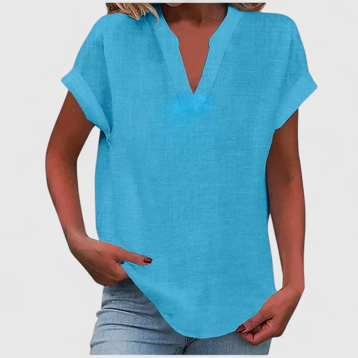 Xavinah | Blusa cómoda con cuello en V