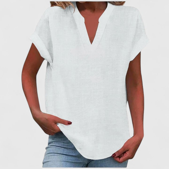 Xavinah | Blusa cómoda con cuello en V