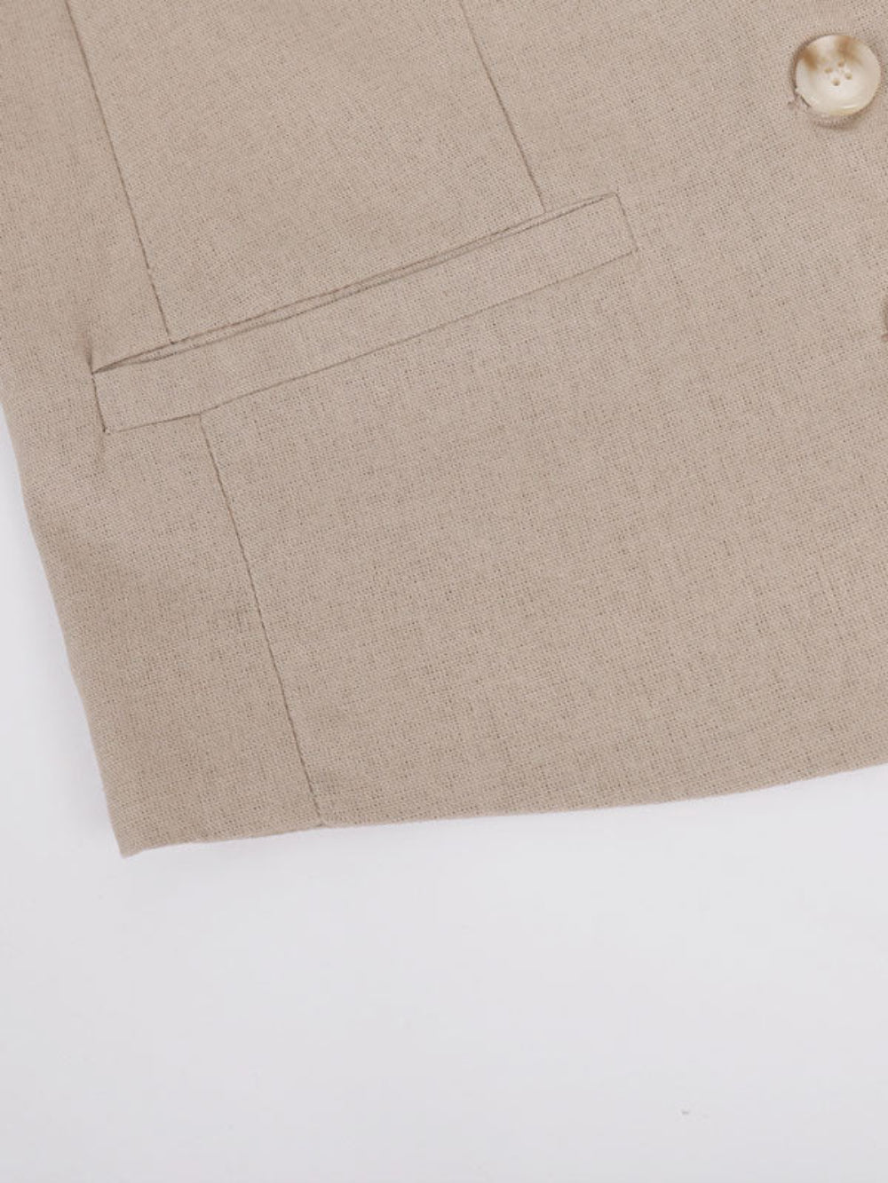 Conjunto de calça pantalona plissada com decote em V Lila