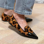 Bailarinas refinadas con estampado animal
