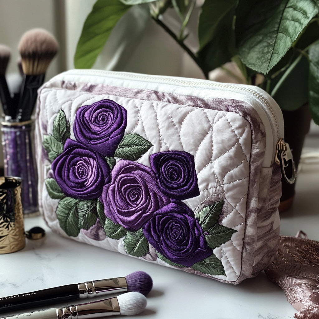 Odie | Nécessaire acolchoada com pétalas elegantes