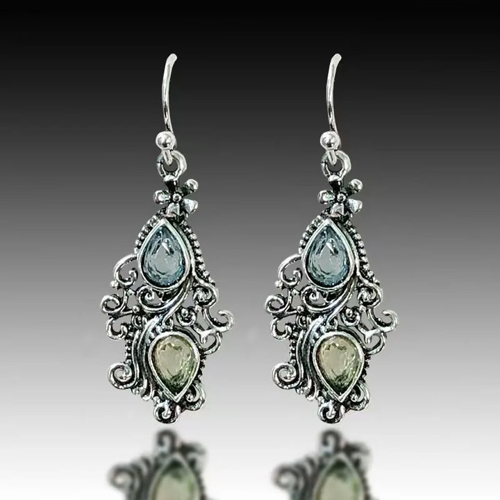 Vintage Filigree Teardrop Earrings