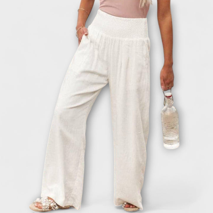 Thearya - Pantalones Anchos Casual