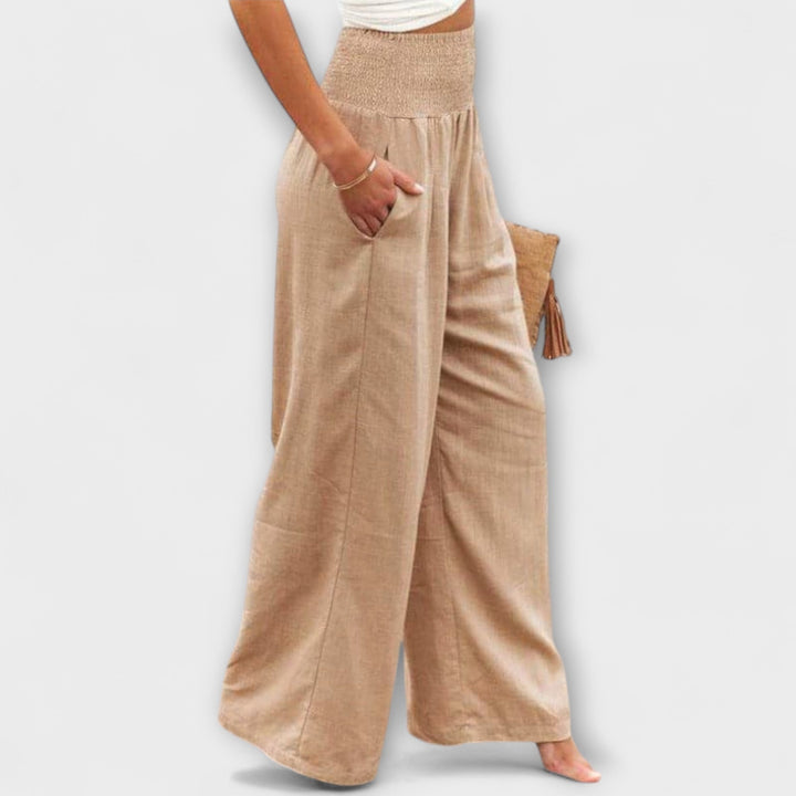 Thearya - Pantalones Anchos Casual