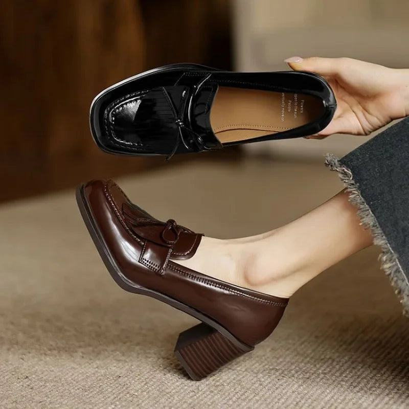 Sapatos de salto tipo mocassim Dorothy