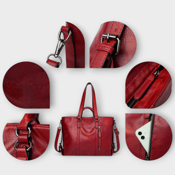 Olivia - Bolsa Grande de Couro