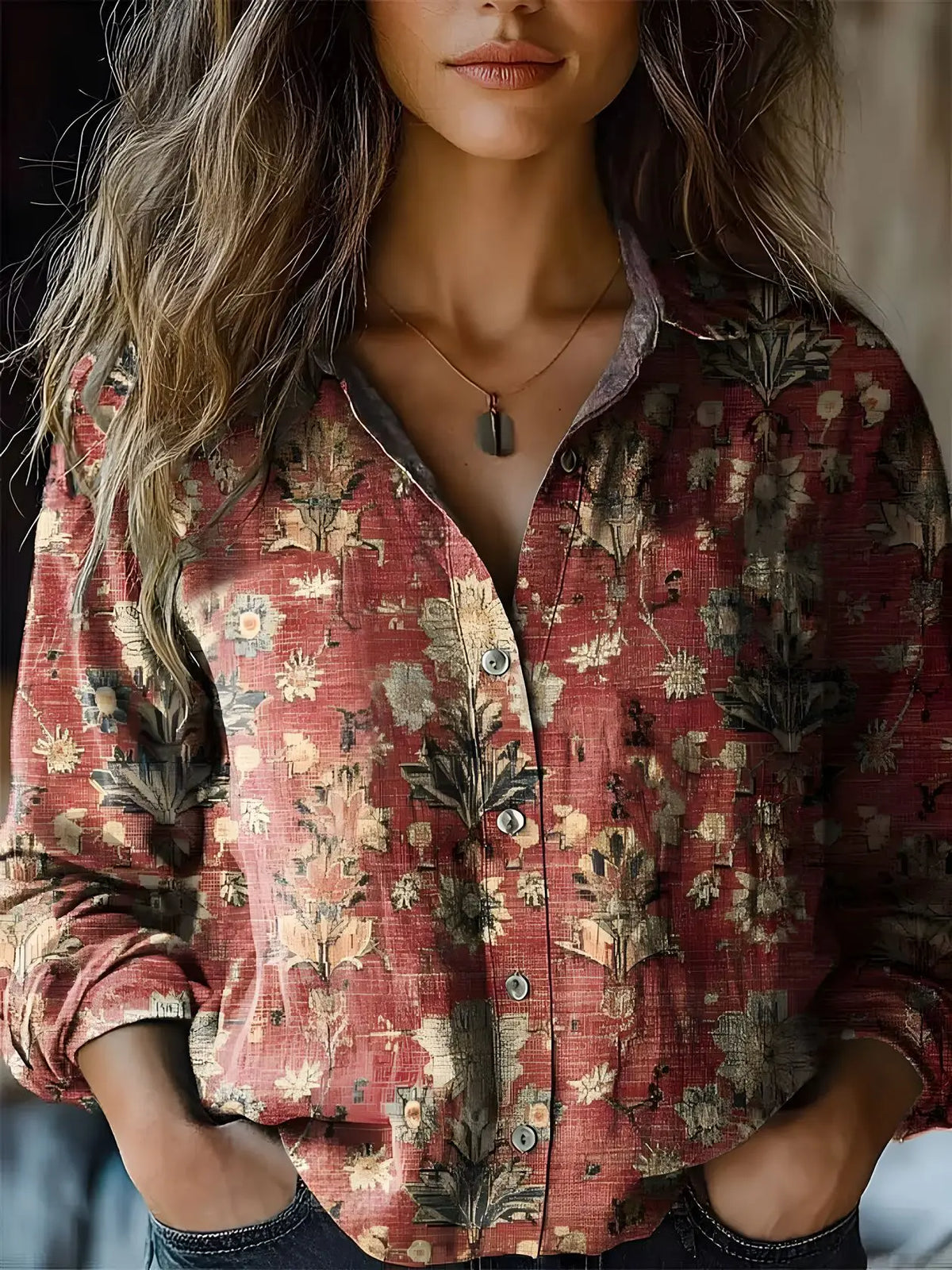 Hayden Delanova | Blusa sofisticada