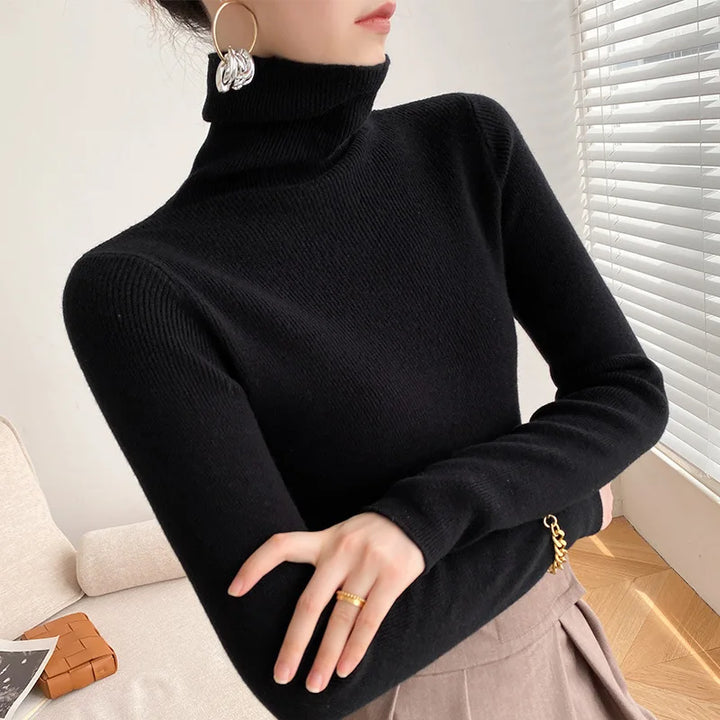 Camille Cashmere Turtleneck