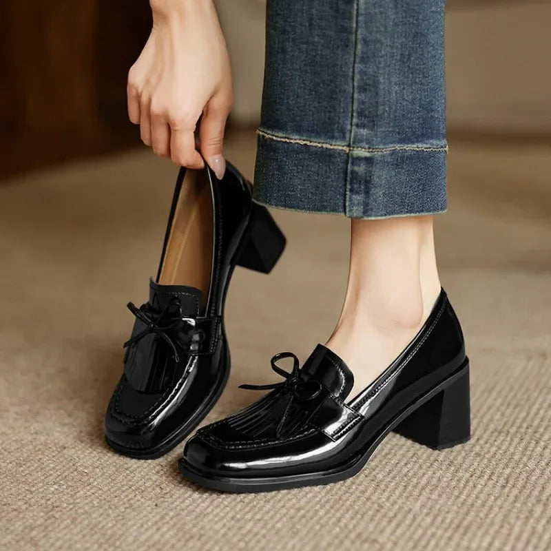 Sapatos de salto tipo mocassim Dorothy