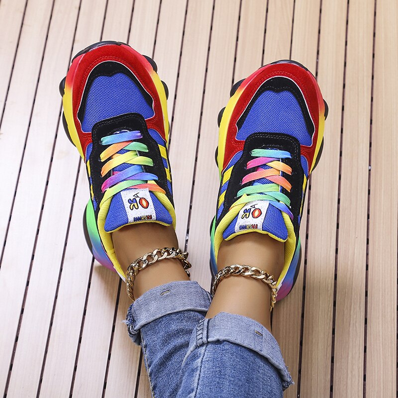Rowan | Orthopaedic Rainbow Shoes