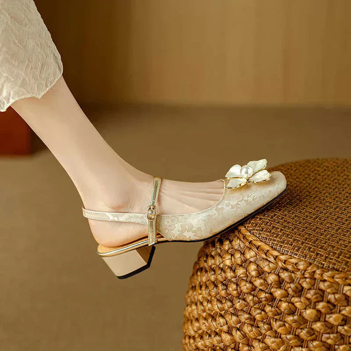 Scarpins Slingback Genine