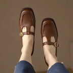 Sapatos com tira em T Ysolenne
