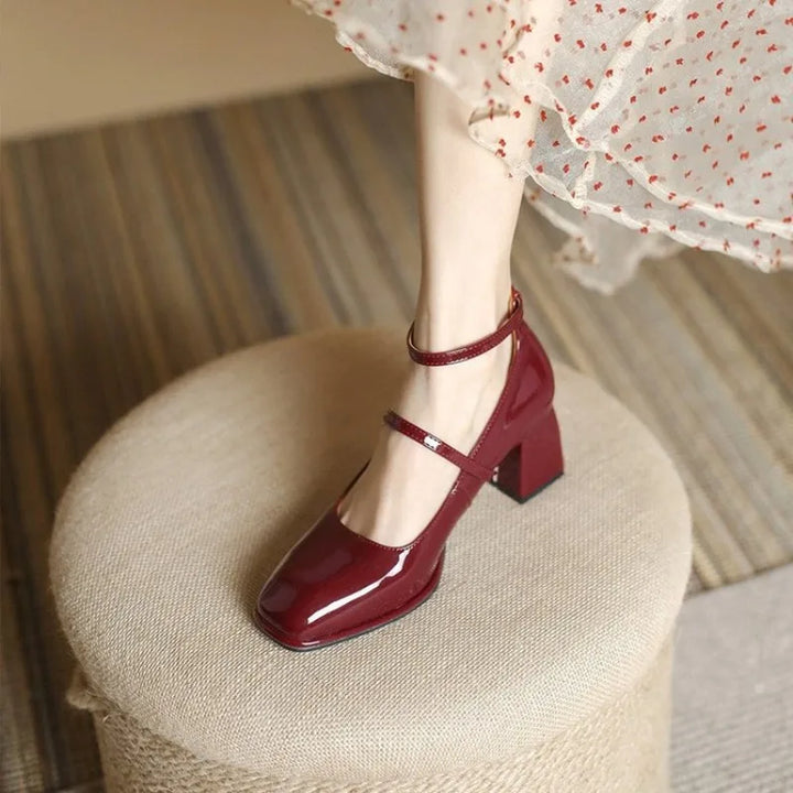 Zapatos Elegantes con Correa en el Tobillo