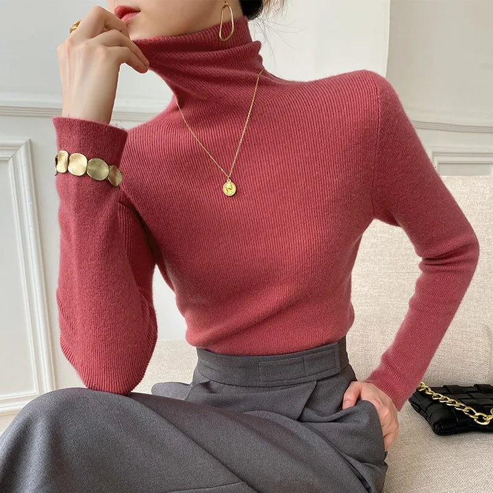Camille Cashmere Turtleneck