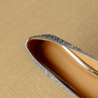 Sapatos de salto Gloria com brilhantes