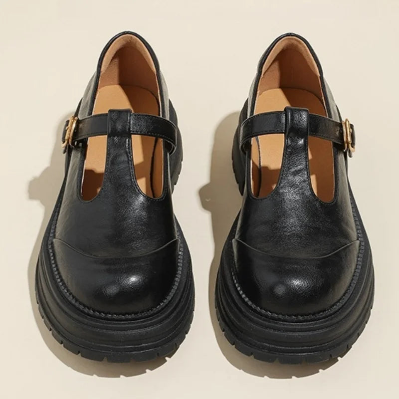 Mary Janes Farisse con Tira en T