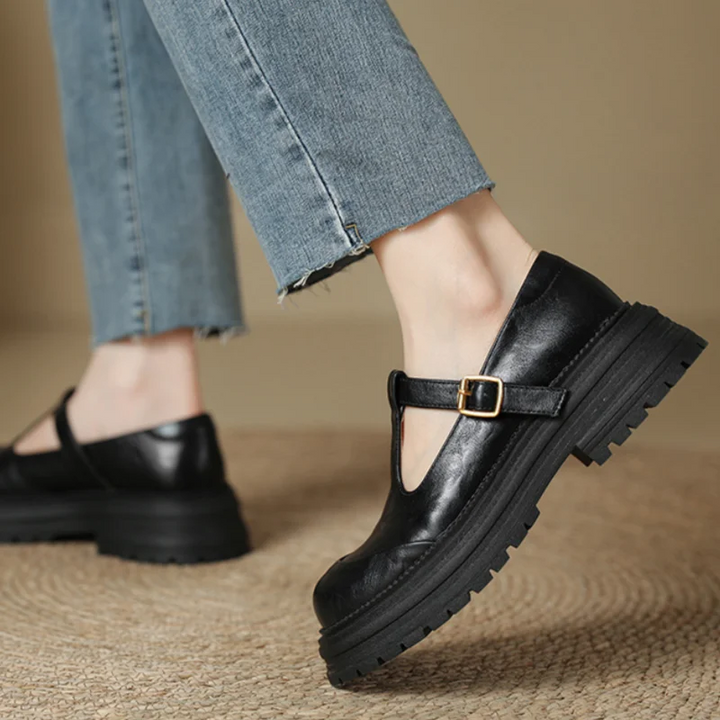 Mary Janes Farisse con Tira en T
