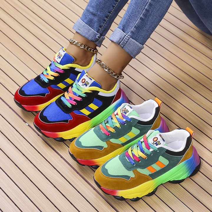 Rowan | Orthopaedic Rainbow Shoes