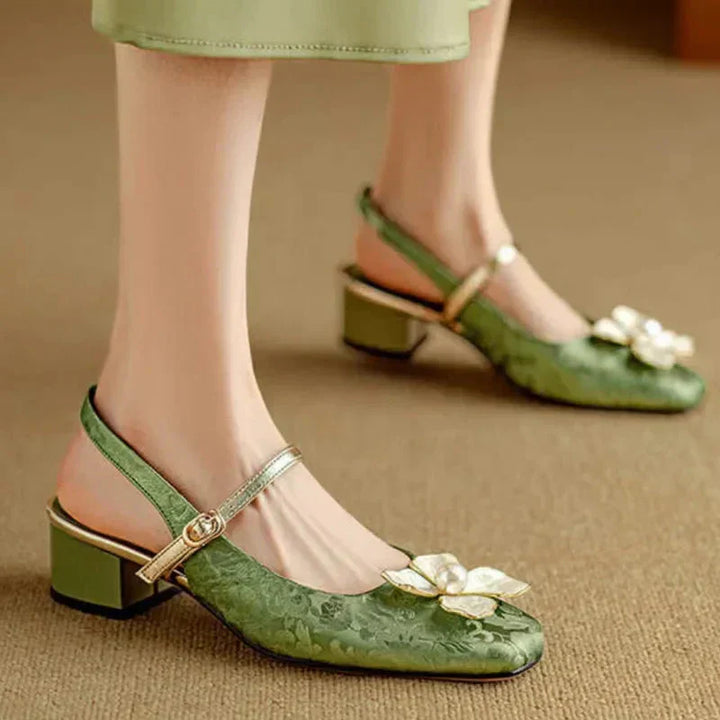 Scarpins Slingback Genine