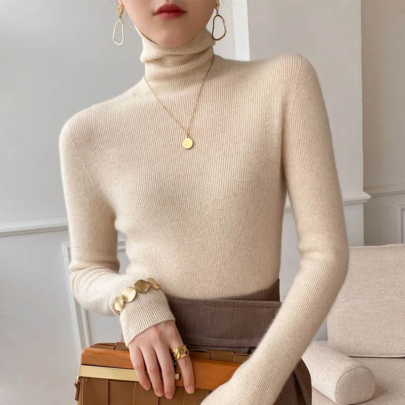Camille Cashmere Turtleneck