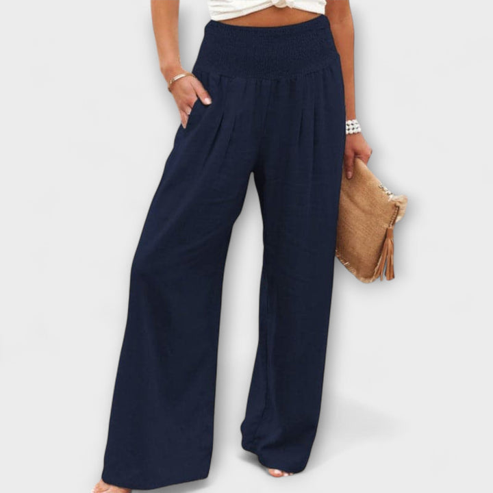 Thearya - Pantalones Anchos Casual