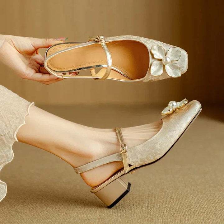 Scarpins Slingback Genine
