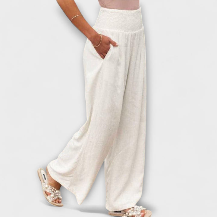 Thearya - Pantalones Anchos Casual