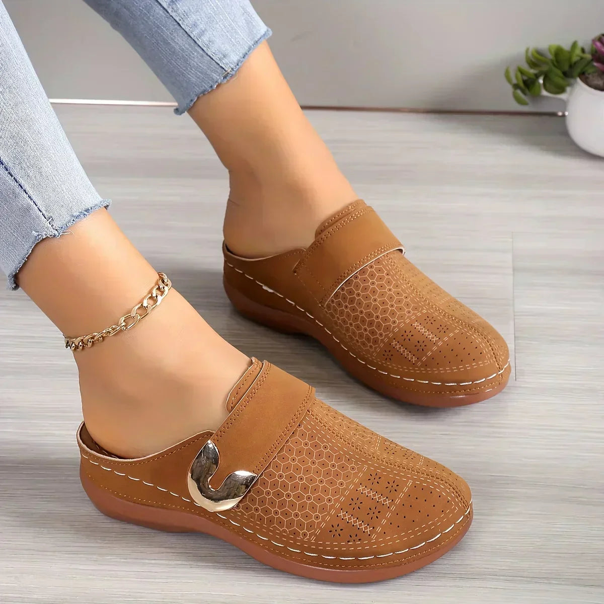 Sam - Sandalias de cuña elegantes con soporte