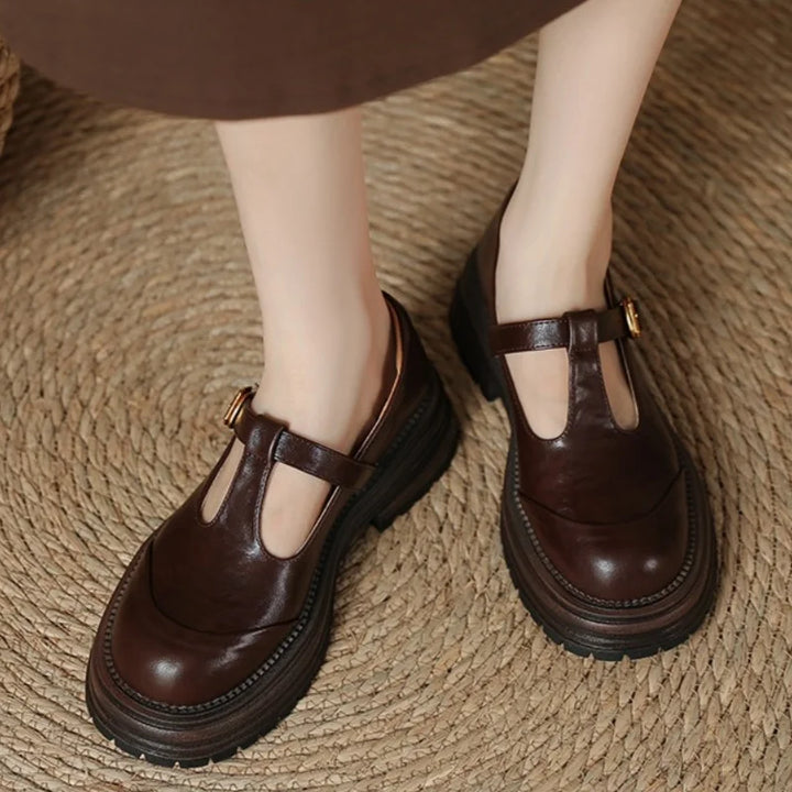 Mary Janes Farisse con Tira en T