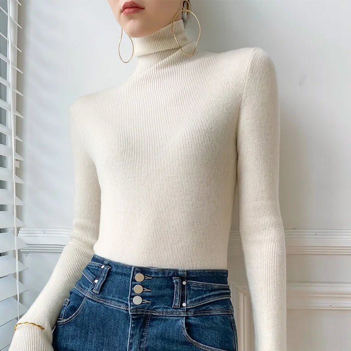Camille Cashmere Turtleneck