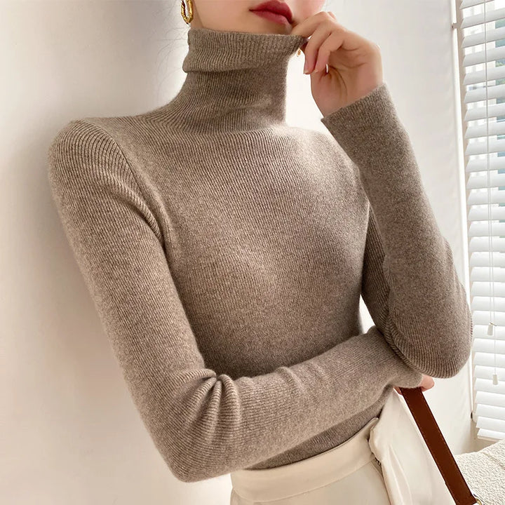 Camille Cashmere Turtleneck