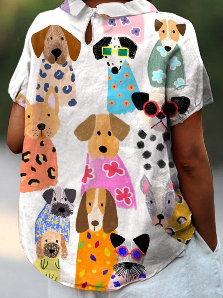 Tilly | Camisa con estampado de perro