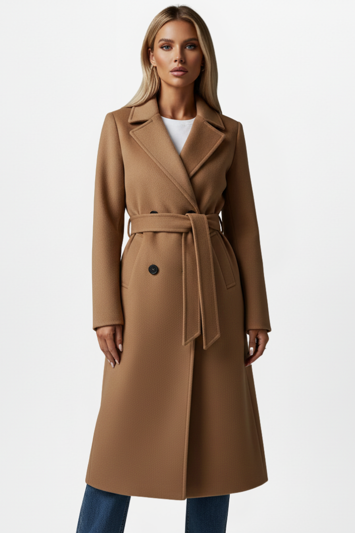 Charlotte | Women Double Breasted Long Coat