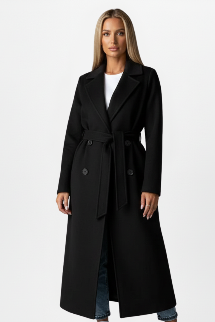 Charlotte | Women Double Breasted Long Coat