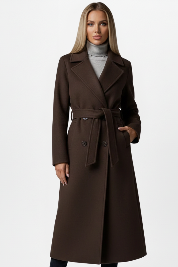 Charlotte | Women Double Breasted Long Coat