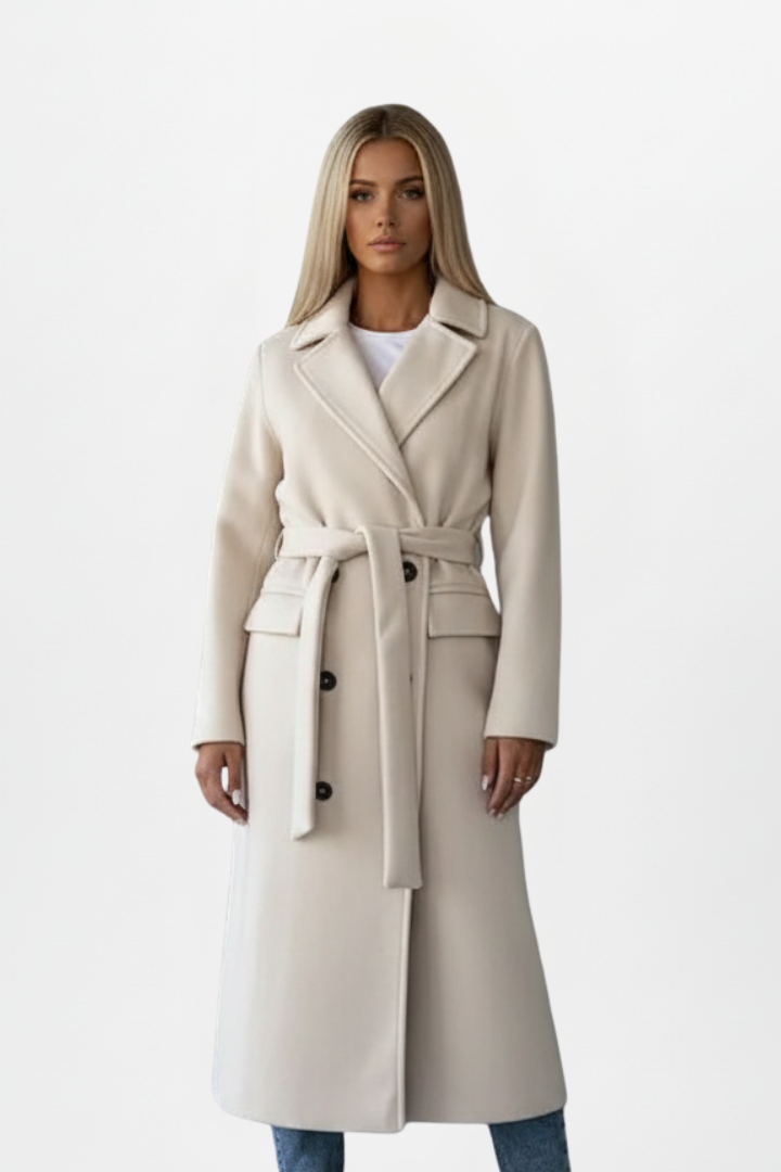 Charlotte | Women Double Breasted Long Coat