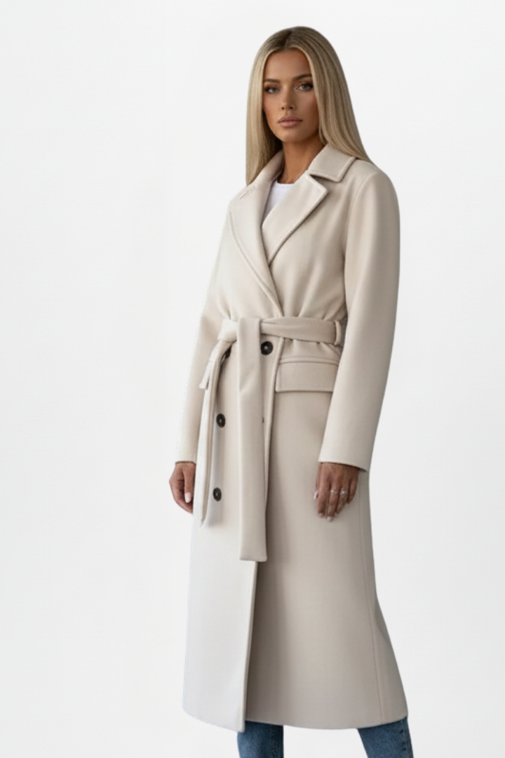 Charlotte | Women Double Breasted Long Coat