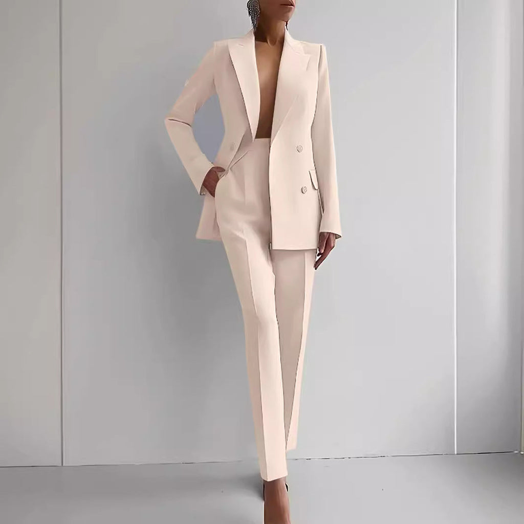 Conjunto de blazer e calças de cintura subida Sofia