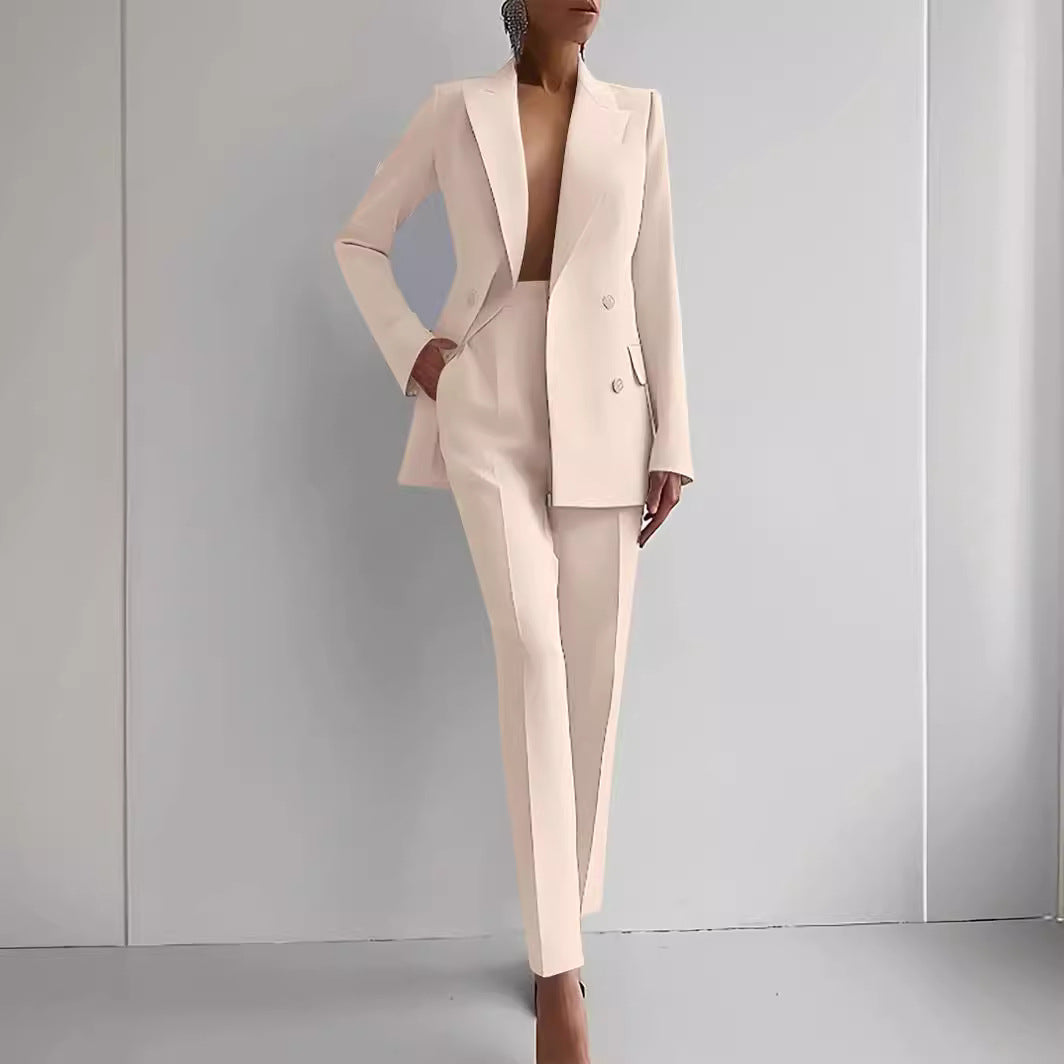 Conjunto de blazer e calças de cintura subida Sofia