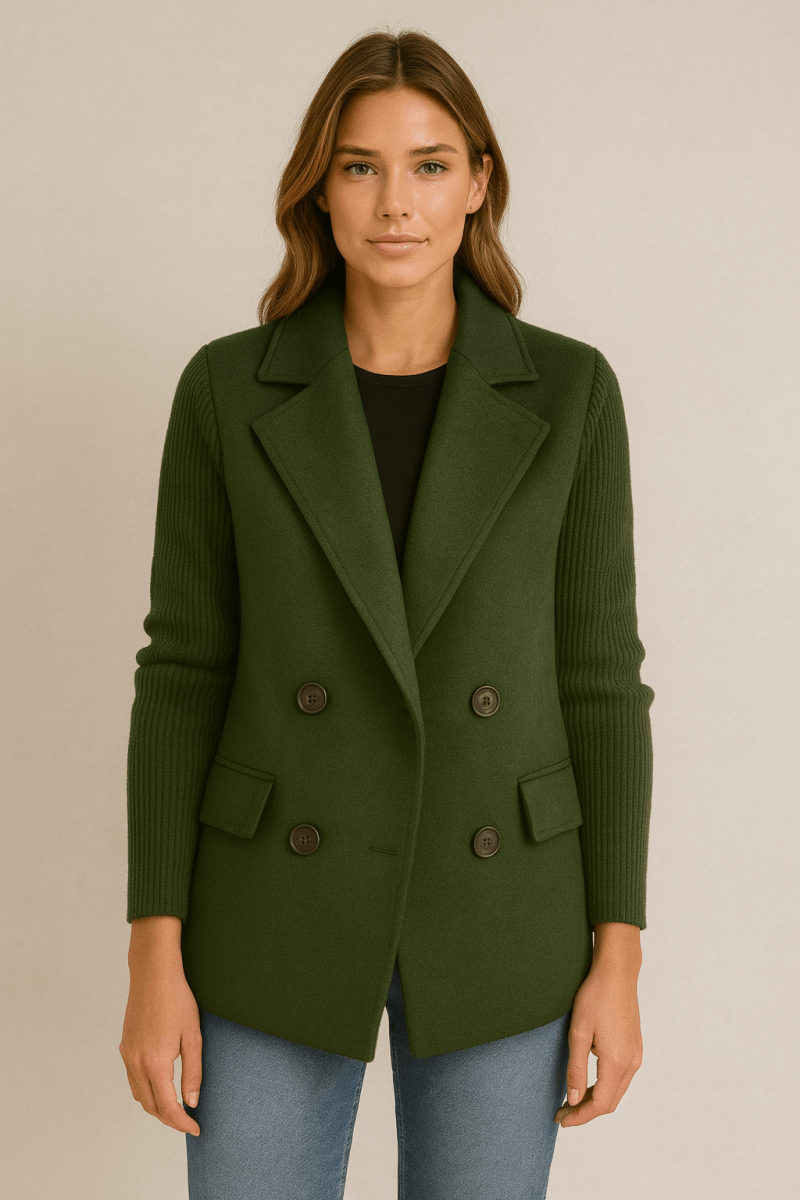 AMA | BLAZER COM MANGA DE TRICÔ