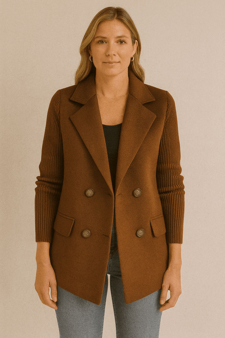 AMA | BLAZER COM MANGA DE TRICÔ