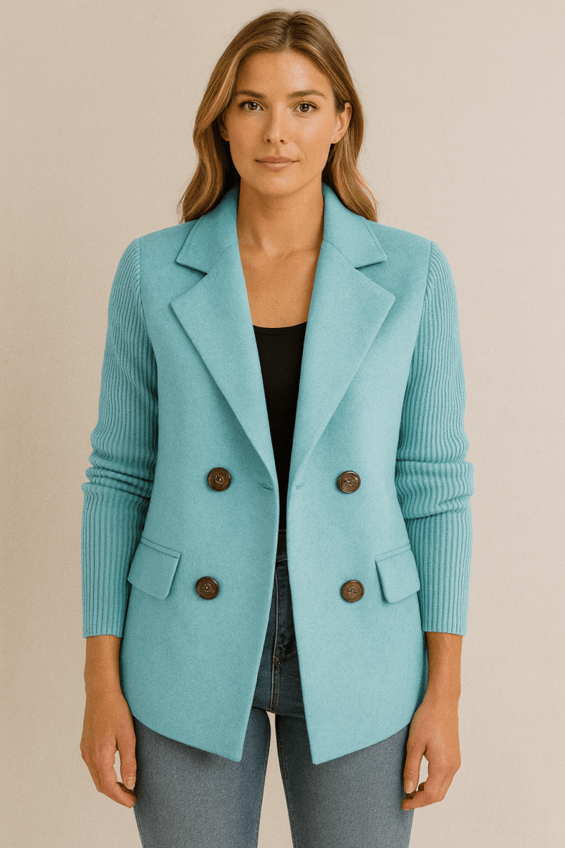 AMA | BLAZER COM MANGA DE TRICÔ